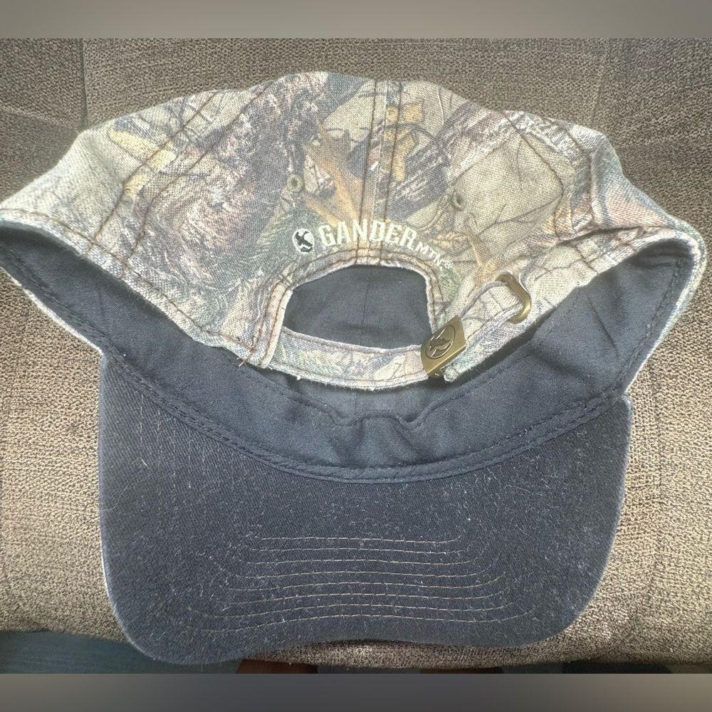 Gander Goose Patch Real Tree Camouflage Cap Hat Camo Adjustable Outdoor Cap - Picture 2 of 4